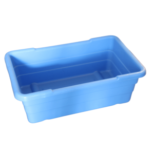 Blue Plastic Lug 25" x 15.75" x 8.5"