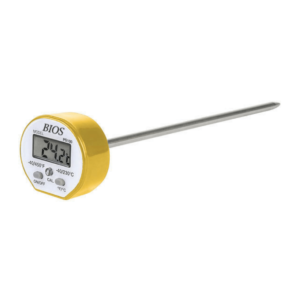Bios Digital Pocket Thermometer -40 F - 446 F Yellow - PS100