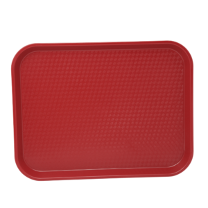 Cambro Tray Fast Food 12'' x 16'' Cranberry - 1216FF416
