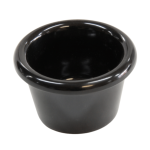 Carlisle 2oz Plastic Ramekin Black - S85203