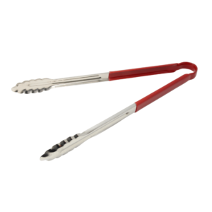 Royal Utility Tongs 16" Stainless Steel Red Handle - ROY TSC 16 R