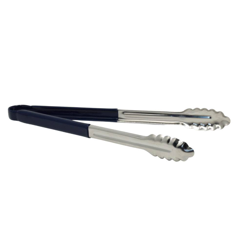 Royal Utility Tongs 16'' Stainless Steel Blue Handle - ROYTSC16BL