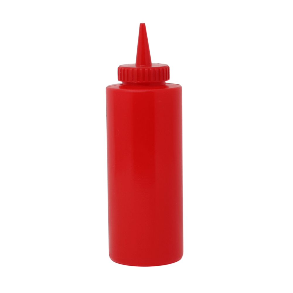 Squeeze Bottle 12oz Reg W/Lid Red - MAG6942 Squeeze Bottle 12oz Reg W/Lid Red - MAG6942