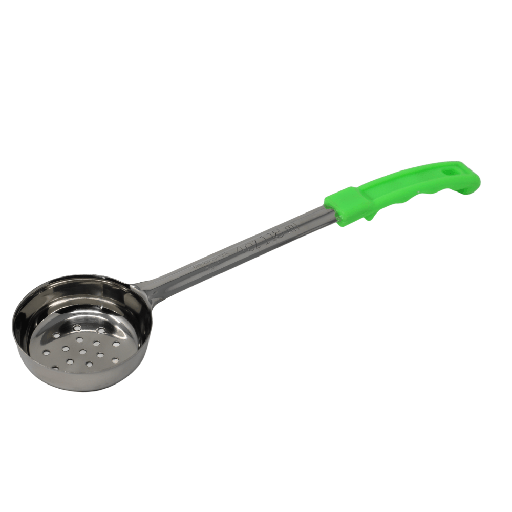 Royal Portion Control Spoon Perforated 4 oz Green