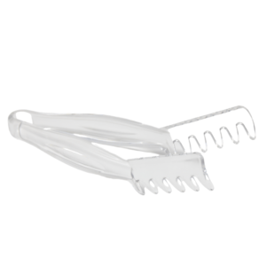 Cambro Plastic Angled Tong 9'' Clear - TGA8135