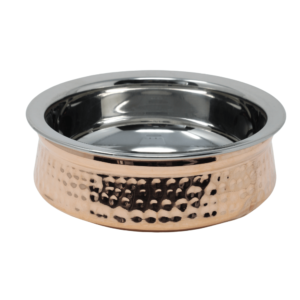Vinod Serving Bowl Copper with S/S Lining 7''