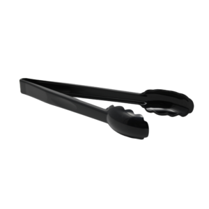 Cambro Plastic Salad Tongs 12'' Black - 12TGS110