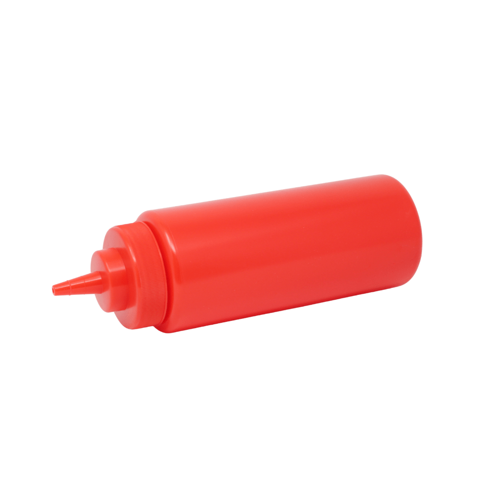 Wide Mouth Squeeze Bottle 24oz Red - 6918