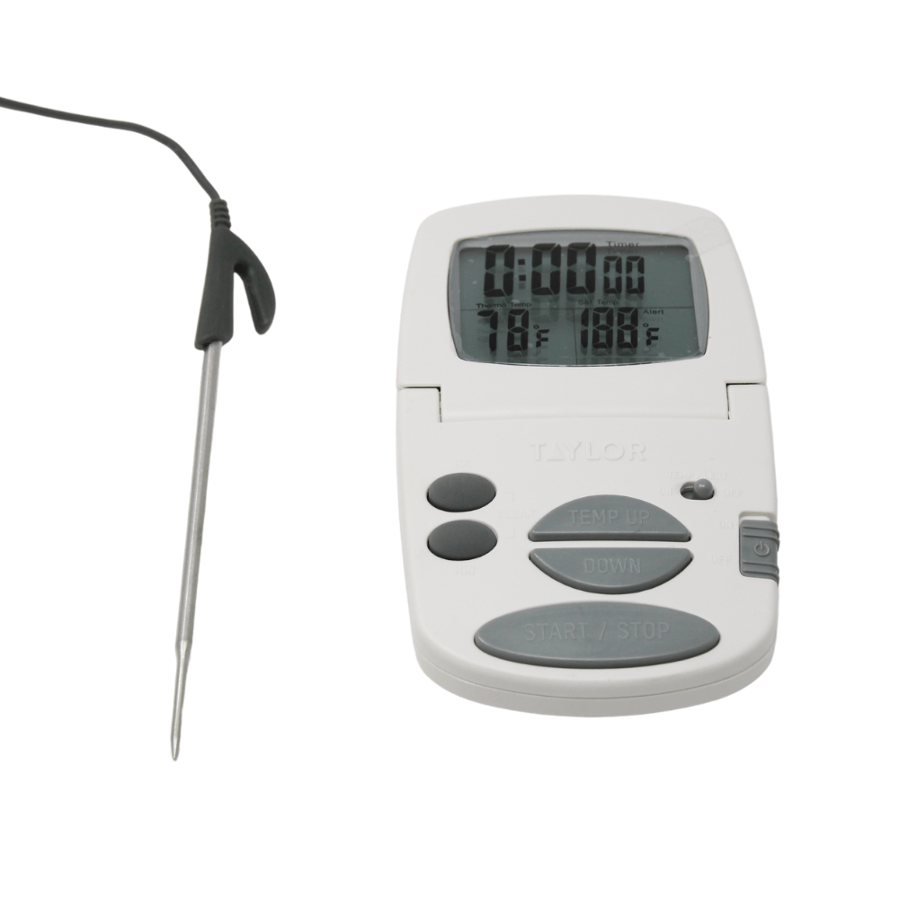 Taylor Programmable Thermometer & Timer 32 F to 392 F