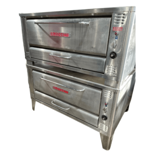 Blodgett 1048 Refurbished Double Deck Pizza Oven Natural Gas
