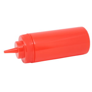 Wide Mouth Squeeze Bottle 16oz Red- 6908