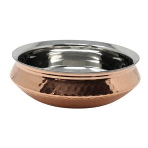 Vinod Serving Bowl Copper with S/S Lining 9''