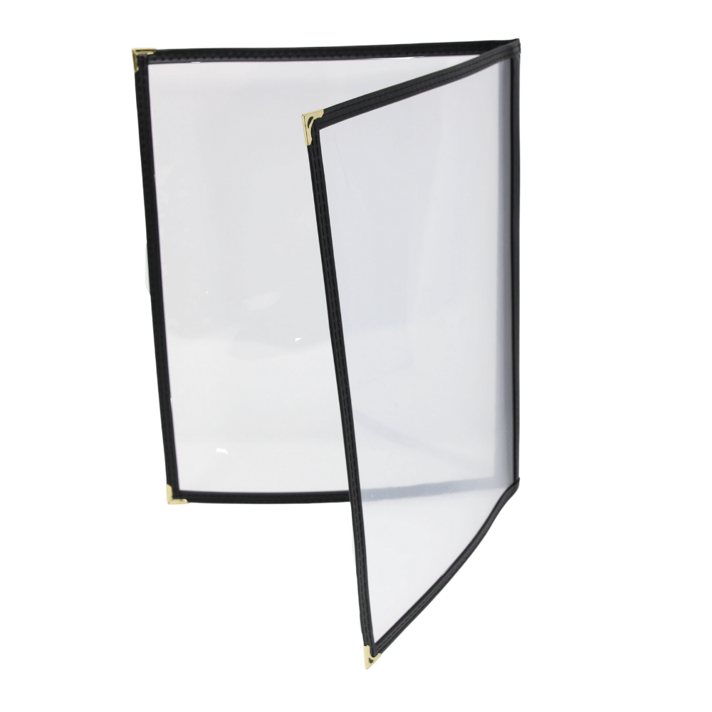 Update Menu Cover 9-1/4'' x 12'' Double Page - MCV-2BK