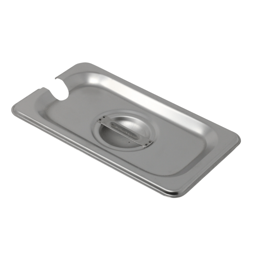 RED 1/9 Stainless Steel Insert Lid Notched - 6190CS