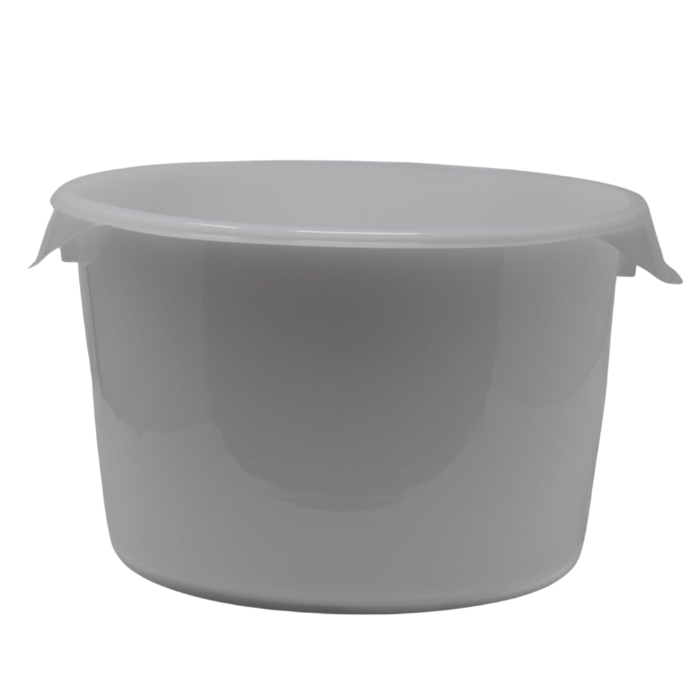 Rubbermaid Round Storage Bin White 12L/12 Qt - FG5726 Rubbermaid Round Storage Bin White 12L/12 Qt - FG5726