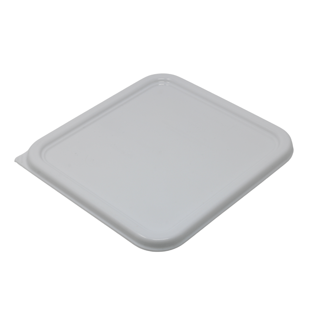 Rubbermaid FG 6509 Square White Lid for Storage Container Small 9"x9" - 6509