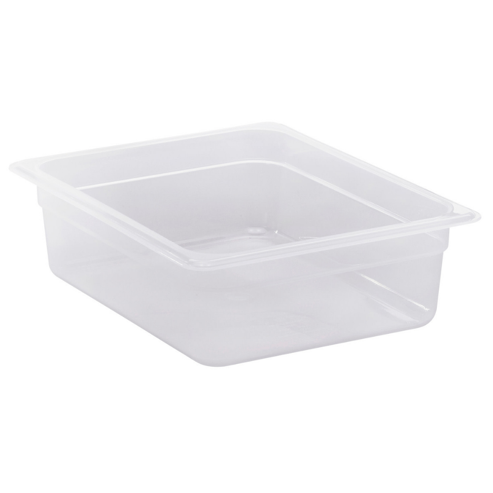 Cambro Food Storage Insert Bin 1/2 White 4'' Deep - 24PP190 Cambro Food Storage Insert Bin 1/2 White 4'' Deep - 24PP190