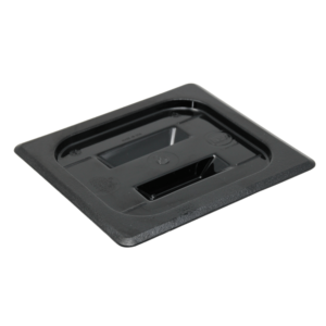 Cambro 1/6 Cold Black Insert Lid With Handle - 60CHCW- 6332