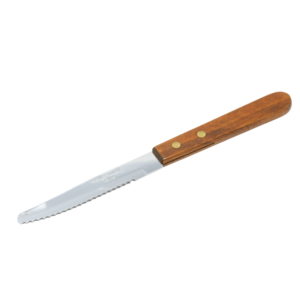 Royal Steak Knife Wooden Handle Round Tip 8.5" - 8172