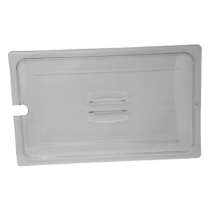 Cambro 1/1 Clear Insert Lid With Handle Notched - CW HDLN-CLRCW