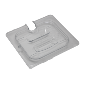 Cambro 1/6 Clear Insert Lid Notched - 60CWCHN135