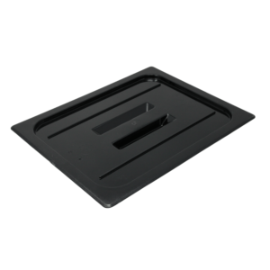 Cambro  1/2 Black Cold Insert Lid With Handle - 20CWCH - 6334