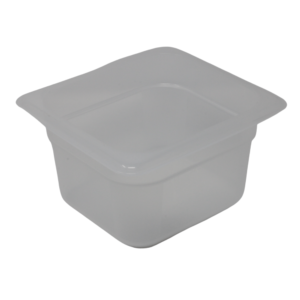 Cambro 1/6 Translucent Food Pan White 4'' Deep - 64PP190