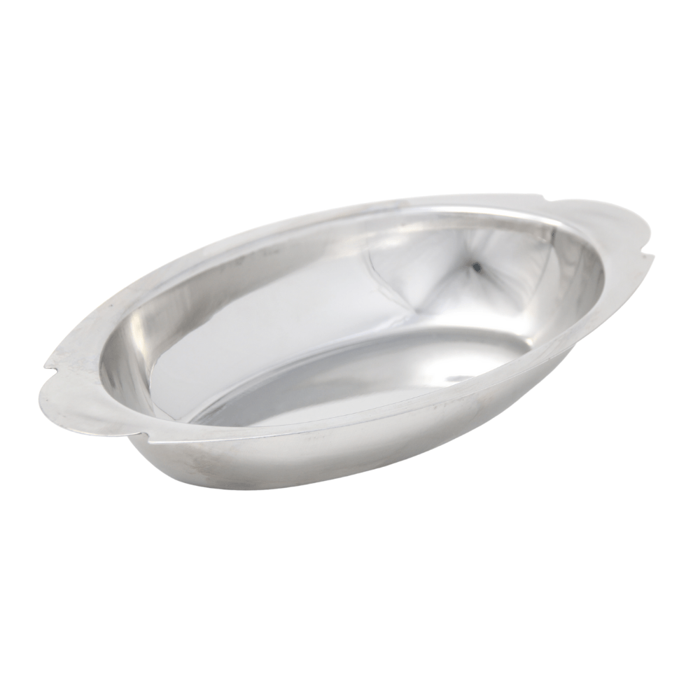 Oval Lasagna Casserole Dish Stainless 8" - OVLC-27