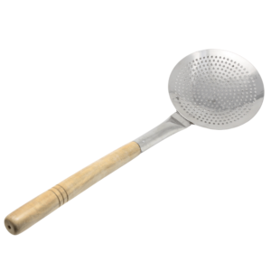 Vinod Perforated Skimmer Wooden Handle 9" - WHZ-9