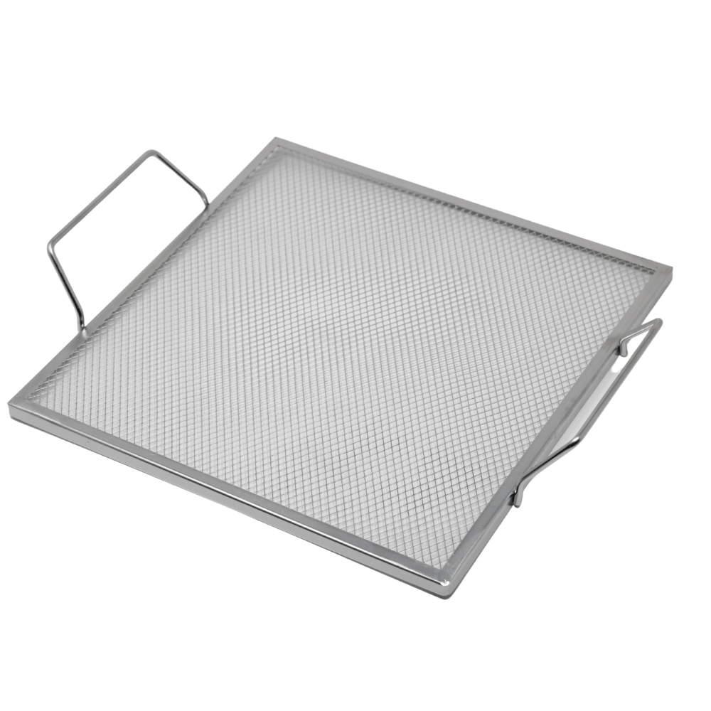 BBQ Stainless Steel Grill Topper 12'' x 12'' - 76714
