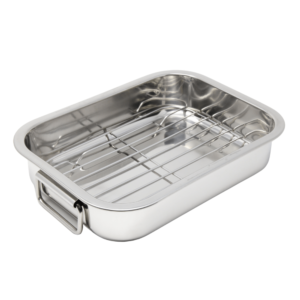 Rego Roasting Pan W/Cooling Rack 16" x 12" - RPL-40