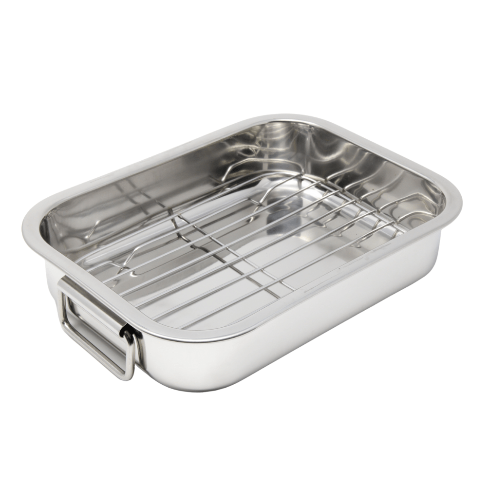 Rego Roasting Pan W/Cooling Rack 16" x 12" - RPL-40