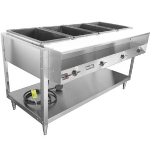Vollrath 4-Well ServeWell® Hot Food Stations 208V w/ Sneeze Guard - 38118