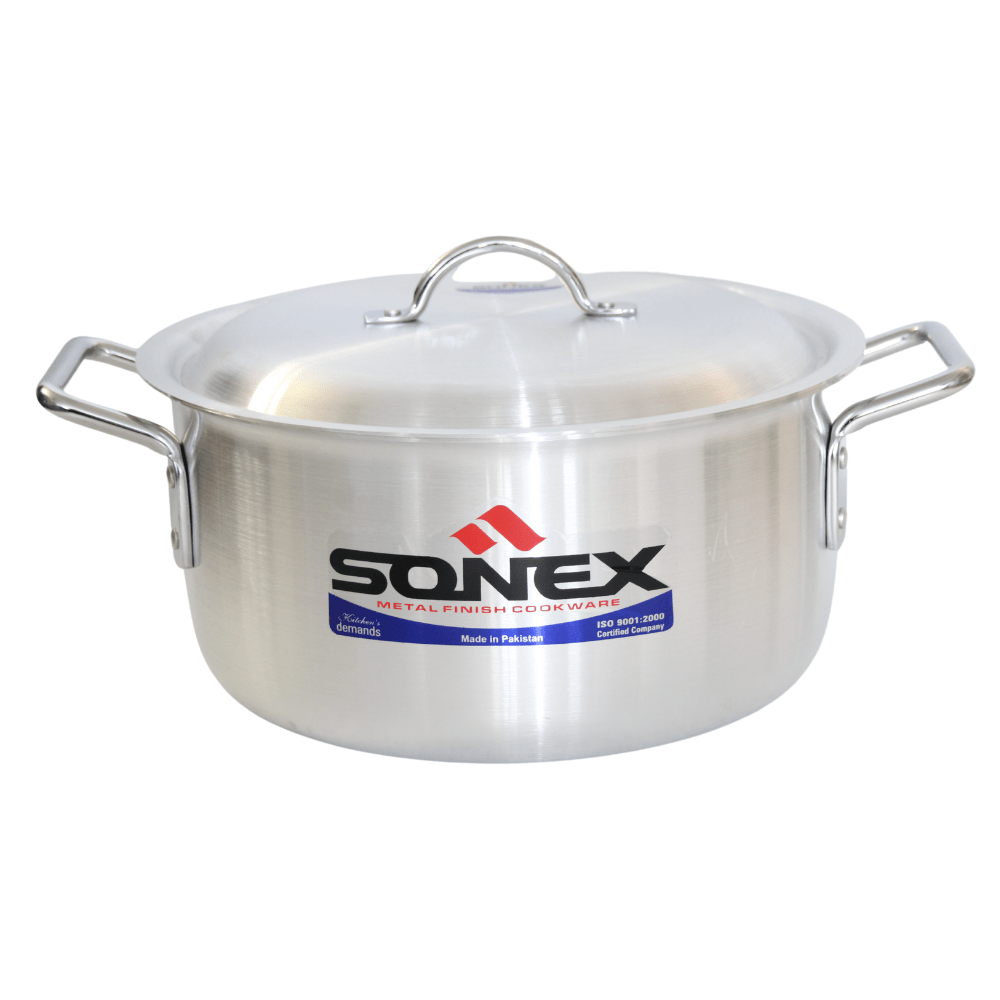 Sonex 38 cm Sauce Pot Aluminum c/w Lid - 6290