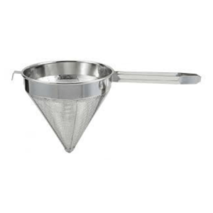Winco 12" China Cap Strainer Coarse Stainless Steel - CCS-12C