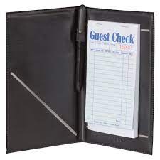 Winco Guest Order Holder With Pen Loop -CHK-2K