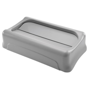 Rubbermaid Slim Jim Swing-Top Trash Can Lid Gray - FG267360GRAY