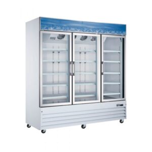 Omcan 78" 3 Door Glass Cooler - 50052 RE-CN-0052-HC