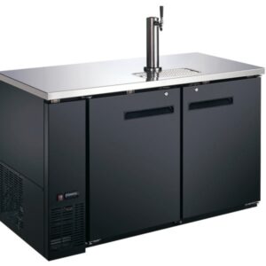Omcan 59" 2 Door Draft Beer Dispenser With 1 Tap - 50067  BD-CN-0019-HC