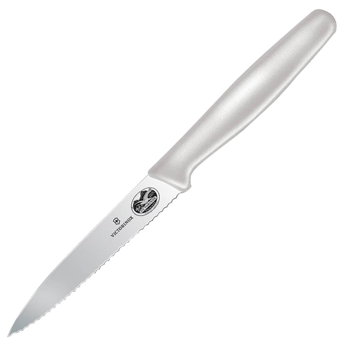 Victorinox 4" Serrated Pointed Paring Knife - 6.7737