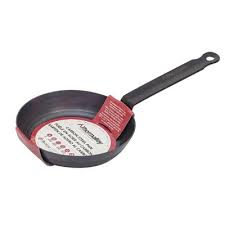 Thermalloy Fry Pan 5.55" Black Carbon Steel - 573735