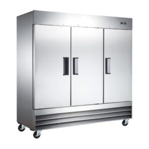 Omcan 81" 3 Door Stainless Steel Freezer - 50027