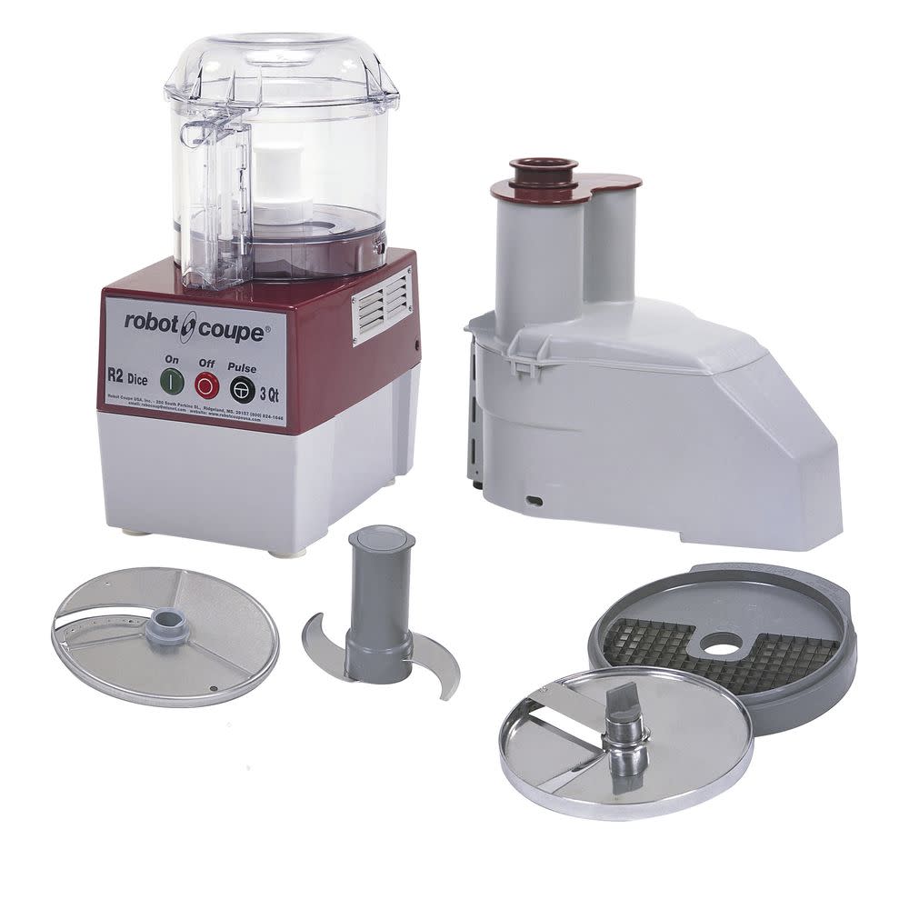 R2 Dice Food Processor with 3 Qt. Clear Bowl ☑️ Canada Food Equipment