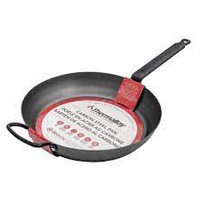 Thermalloy Fry Pan 11.8"Black Carbon Steel-573742