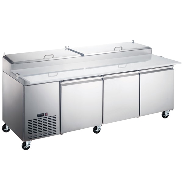 Omcan # PICL3-HC 12 Pan 92" Pizza Prep Table - 50044