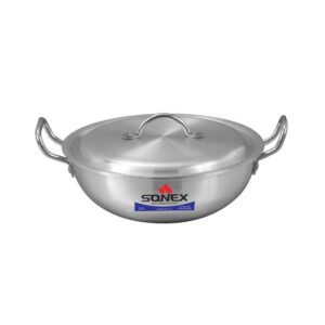 Sonex Round Wok W/Lid Aluminum 31cm