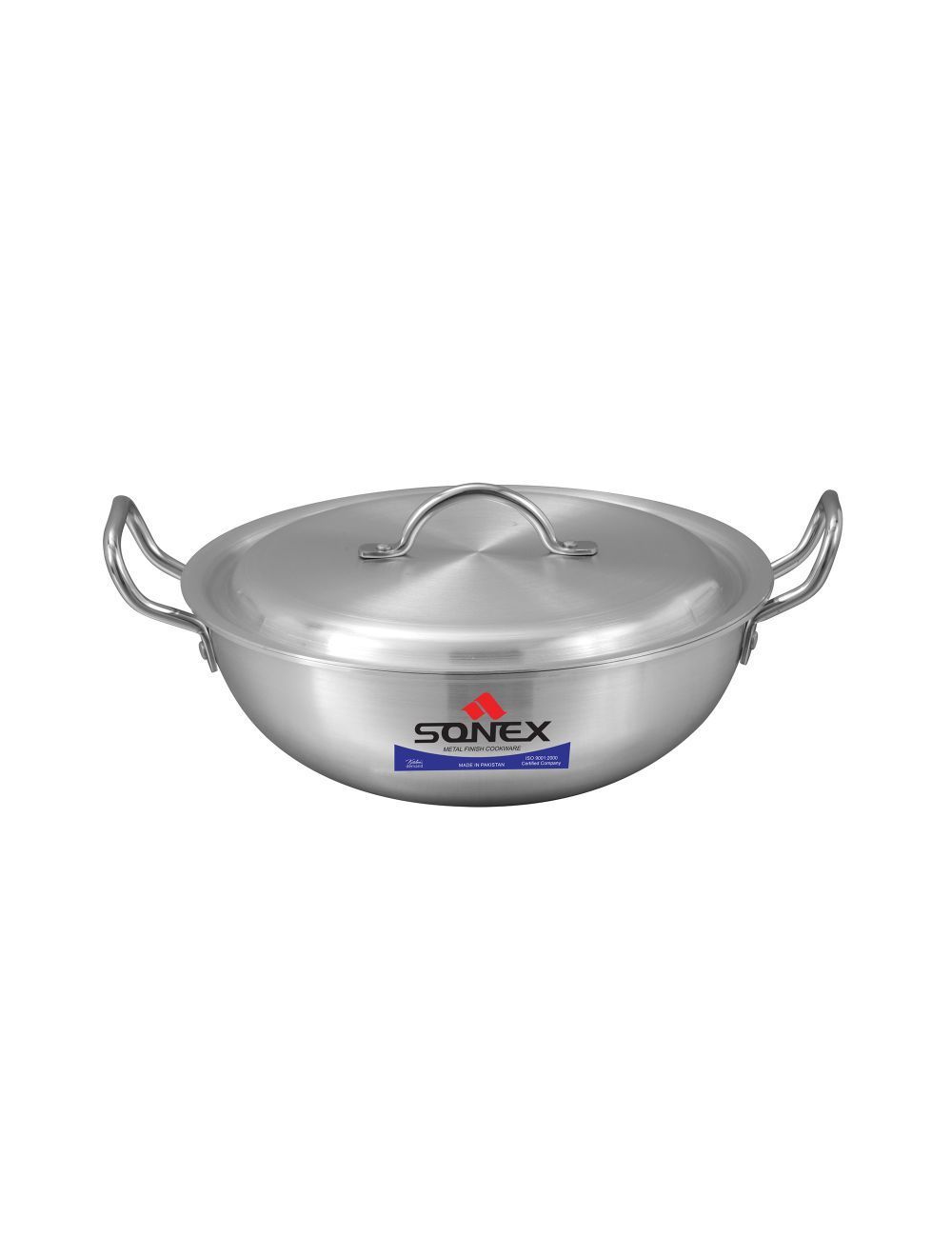 Sonex Round Wok W/Lid Aluminum 26cm