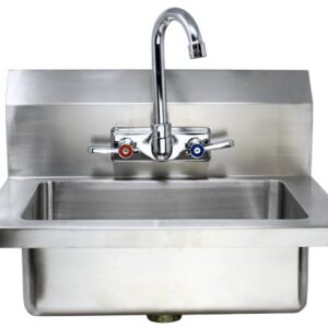 Omcan Wall-mount Hand Sink w/ Faucet - 44585 (18W x 14D x 15H)