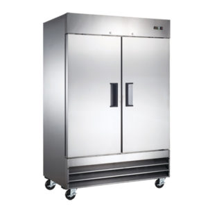 Omcan 54" 2 Door Stainless Steel Freezer - 50025