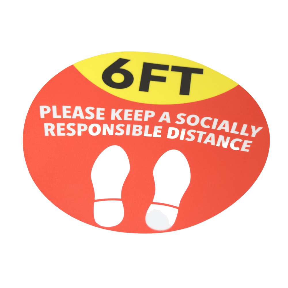 6ft Sticker Social Distance